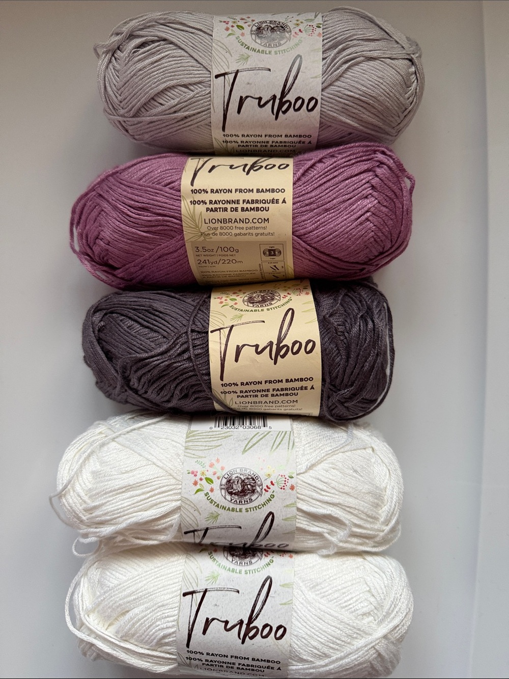 Truboo Lion Brand 
Size 3.5 oz ea
Color: assortment